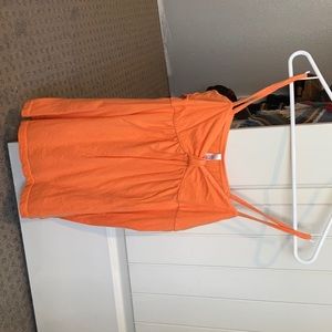 Orange tank top